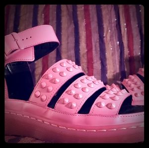 Dr. Martens Pink Stud Sandals 8